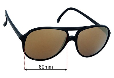 Bolle 379 Replacement Lenses 60mm wide 
