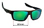 Sunglass Fix Lentes de Repuesto para Costa Del Mar Bloke - 61mm Wide 
