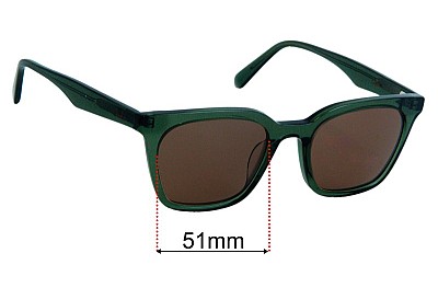 Suki Sata Replacement Lenses 51mm wide 