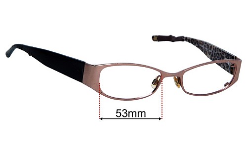 Bebe Alluring BB5011 Replacement Lenses 53mm wide 