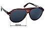 Sunglass Fix Ersatzgläser für Childe Reed - 60mm Wide 