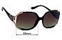 Sunglass Fix Lentes de Repuesto para Fendi FS 5144 - 60mm Wide 
