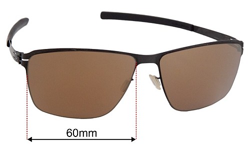 IC! Berlin Oli Replacement Lenses 60mm wide 