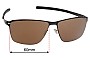 Sunglass Fix Replacement Lenses for IC! Berlin Oli - 60mm Wide 