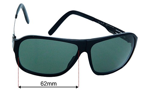 Sunglass Fix Verres de Remplacement pour IC! Berlin Power Law - 62mm Wide IC! Berlin Power Law Verres de Remplacement 62mm wide