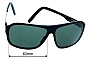 Sunglass Fix Verres de Remplacement pour IC! Berlin Power Law - 62mm Wide 