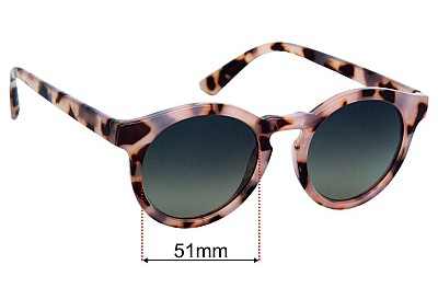 J.Crew G6030 Replacement Lenses 51mm wide 