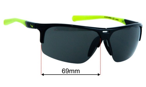 Nike RUN X2 S EV0800 Lentilles de Remplacement 69mm wide 