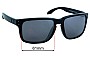 Sunglass Fix Verres de Remplacement pour Oakley XXL OO9487 - 61mm Wide 