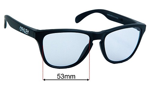 Oakley Frogskins S OO9508 Replacement Lenses 53mm wide 