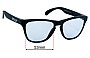 Sunglass Fix Replacement Lenses for Oakley Frogskins S OO9508 - 53mm Wide 