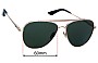 Sunglass Fix Replacement Lenses for Quay Free Fall - 60mm Wide 