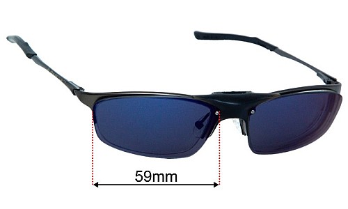 Rudy Project Kabario Flip Up (Clip Only) Replacement Lenses 59mm wide 