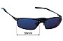Sunglass Fix Replacement Lenses for Rudy Project Kabario Flip Up (Clip Only) - 59mm Wide 