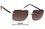 Sunglass Fix Replacement Lenses for Silhouette Sun C-2 8708 - 59mm Wide 