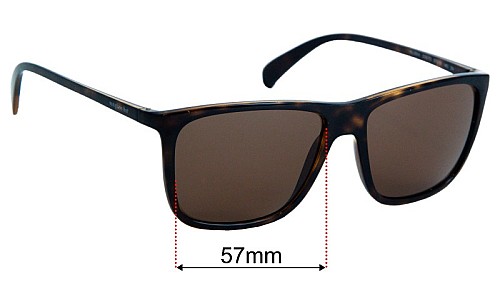 Sunglass Hut HU 2004 Replacement Lenses 57mm wide 