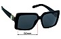 Sunglass Fix Replacement Lenses for Swarovski  SK 351 - 56mm Wide 