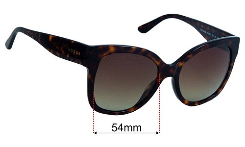 Vogue VO5338-S Lentilles de Remplacement 54mm wide 