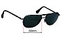 Sunglass Fix Replacement Lenses for Zeal Barstow - 60mm Wide 