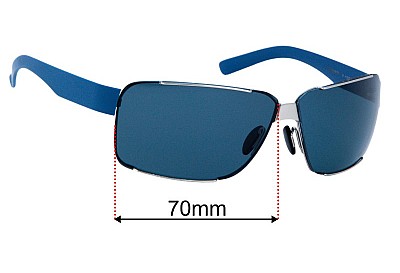 Porsche P 8580 Lentes de Repuesto 70mm wide 