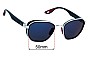 Sunglass Fix Verres de Remplacement pour Ray-Ban RB3674-M Scuderia Ferrari Collection - 50mm Wide 
