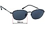 Sunglass Fix Replacement Lenses for Ray-Ban RB3749 - 58mm Wide 