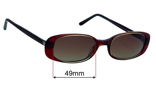 Emporio Armani 588/S Replacement Lenses 49mm wide 