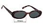 Sunglass Fix Verres de Remplacement pour Le Specs Outta Love - 51mm Wide 