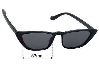 Vienna Rubi Replacement Lenses 53mm wide 