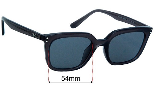 Ray-Ban RB4439D Replacement Lenses 54mm wide 