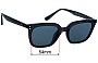Sunglass Fix Replacement Lenses for Ray-Ban RB4439D - 54mm Wide 