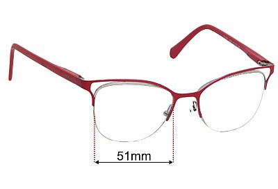 Vogue VO4087 Verres de Remplacement 51mm wide 