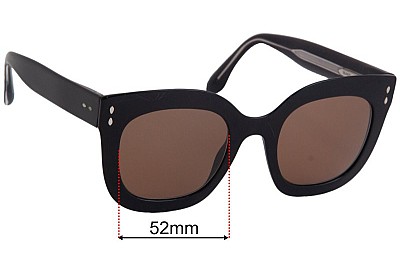 Isabel Marant IM0002/S Verres de Remplacement 52mm wide 