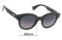 Sunglass Fix Replacement Lenses for Kenzo KZ40160I - 49mm Wide 