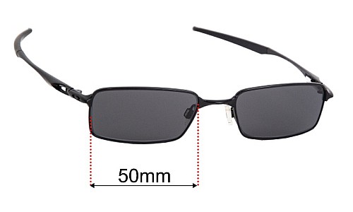 Oakley Mono Shock OX3098 Lentilles de Remplacement 50mm wide 