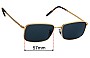 Sunglass Fix Lentes de Repuesto para Ray-Ban RB3717 - 57mm Wide 