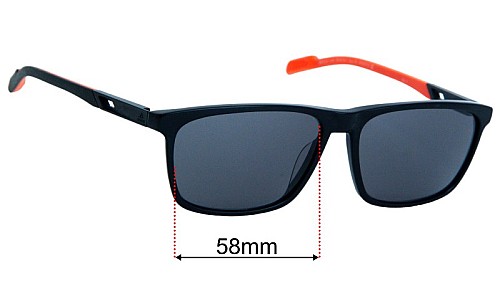 Adidas SP0079-1 Replacement Lenses 58mm wide 