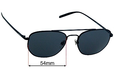 Arnette Layne AN6125 Verres de Remplacement 54mm wide 