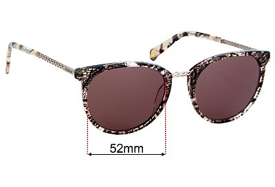 Balmain BL1512S Replacement Lenses 52mm wide 