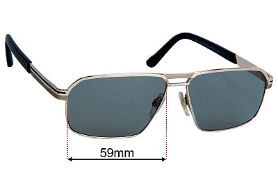 Cazal Mod 7070 Verres de Remplacement 59mm wide 