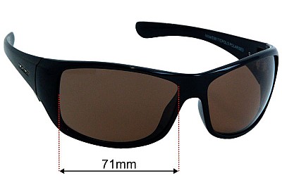 Dirty Dog Icicle Lentes de Repuesto 71mm wide 