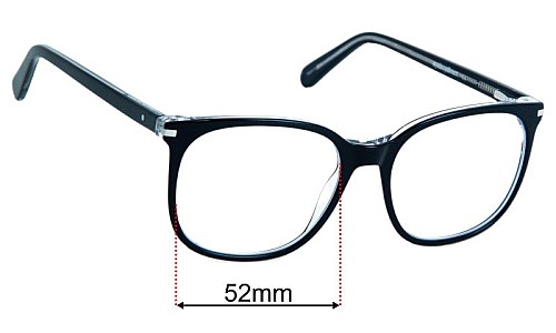 Eye Buy Direct Absolutely Replacement Lenses 52mm wide 