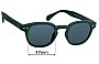 Sunglass Fix Verres de Remplacement pour Izipizi Sun C - 47mm Wide 