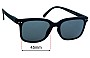 Sunglass Fix Verres de Remplacement pour Izipizi Sun L - 45mm Wide 