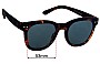 Sunglass Fix Verres de Remplacement pour Izipizi Sun N - 53mm Wide 