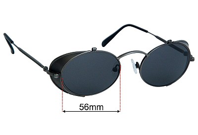 Jean Paul Gaultier 1175 Ersatzgläser 56mm wide 