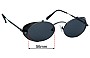 Sunglass Fix Ersatzgläser für Jean Paul Gaultier 1175 - 56mm Wide 