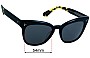Sunglass Fix Replacement Lenses for Oliver Peoples OV5372SU Marianela - 54mm Wide 