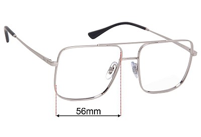 Ray-Ban RB3758V Ari Optics Verres de Remplacement 56mm wide 