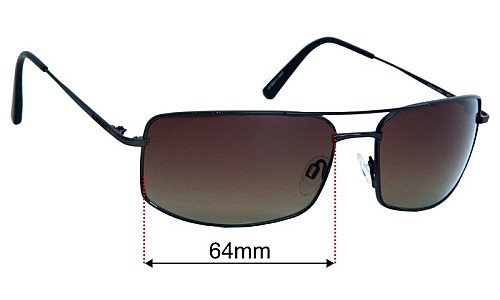 Serengeti Treviso Le Mans Edition Lentes de Repuesto 64mm wide 